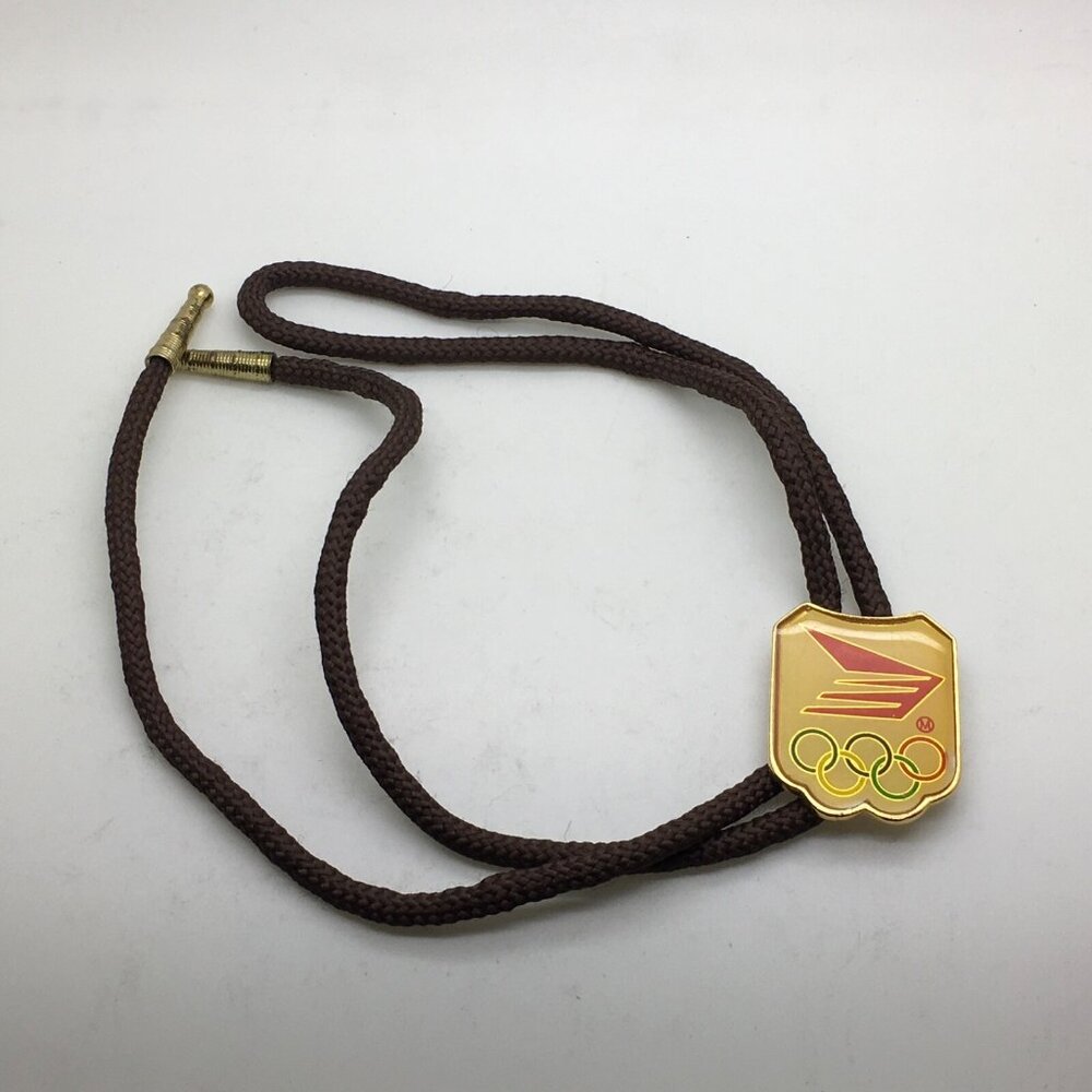 Canada Post 1988 Calgary Winter Olympics Bolo Tie Advertising Souvenir